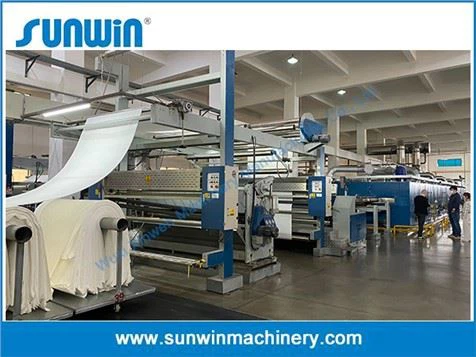 Socrú Teasa Meaisín Stenter Chun Fabraic Chniotála a Dhéanamh